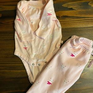 Baby Gap outfit with fleece lined leggings!